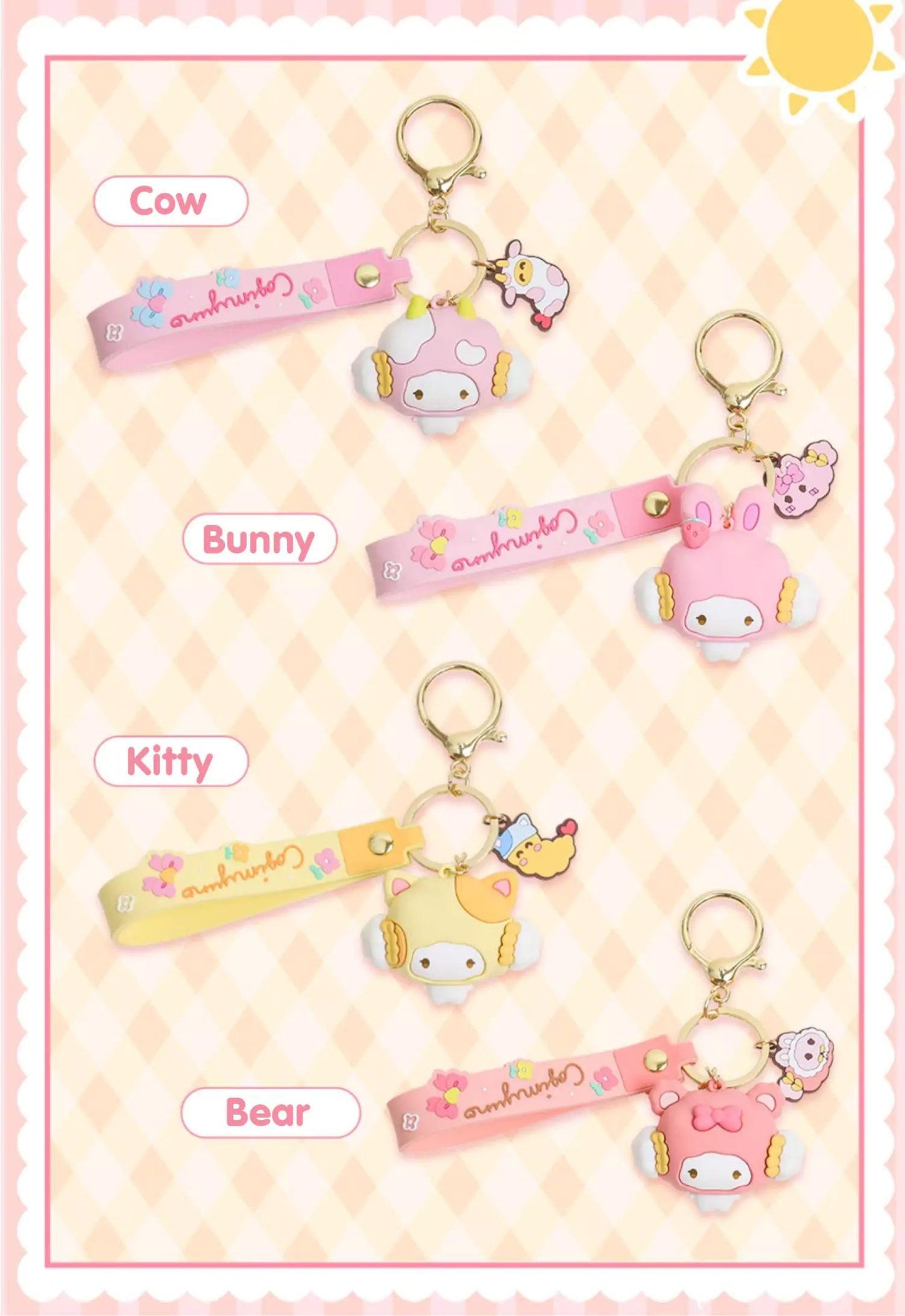 Cogimyun Animal Costume Keychain - In Kawaii Shop <span style="background-color:rgb(246,247,248);color:rgb(28,30,33);"> Cogimyun Animal Costume Keychain , charm , Sanrio Characters , Cogimyun, sanrio , www.inkawaiishop.com </span>