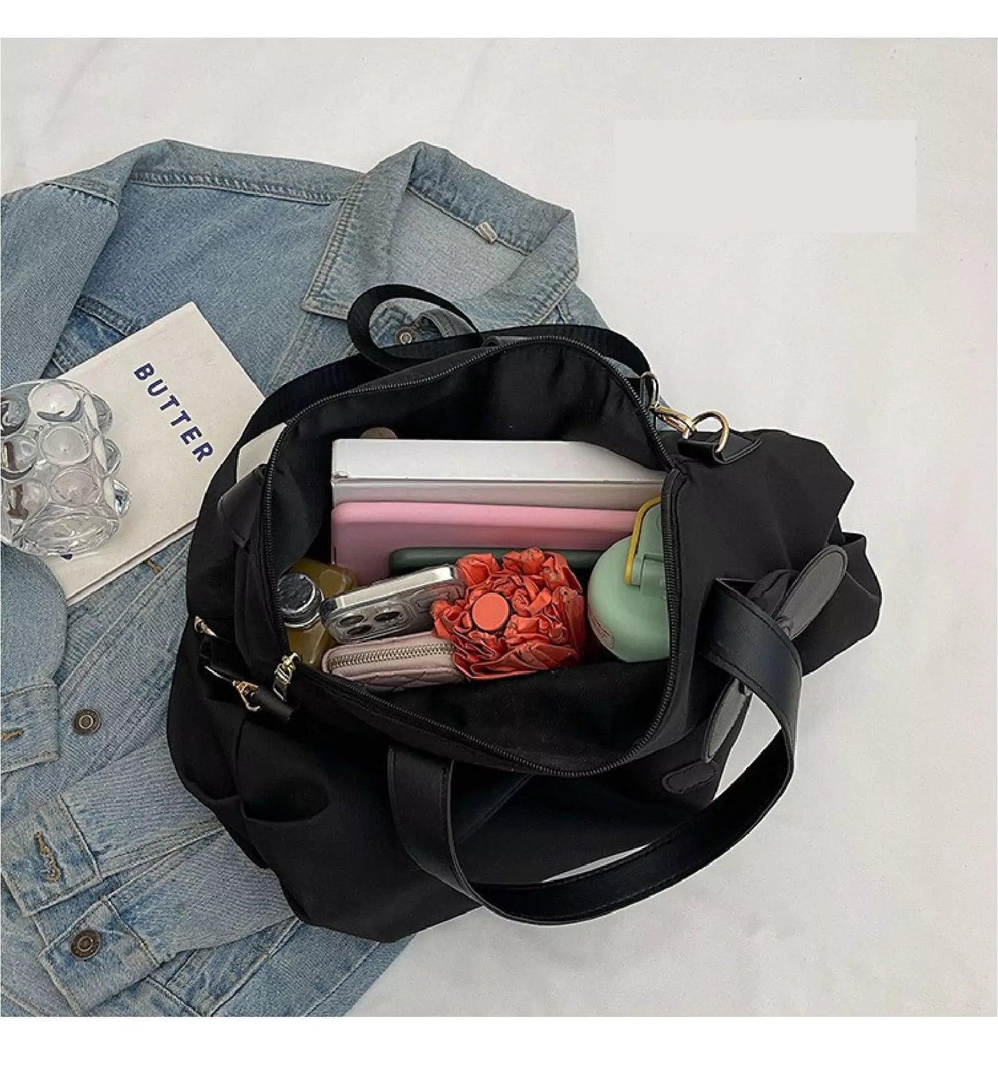 Hello Kitty Waterproof Black Large Travel Tote Bag - In Kawaii Shop <span style="background-color:rgb(246,247,248);color:rgb(28,30,33);"> Hello Kitty Waterproof Black Large Travel Tote Bag , Duffel Bag , In Kawaii Shop , sanrio , www.inkawaiishop.com </span>