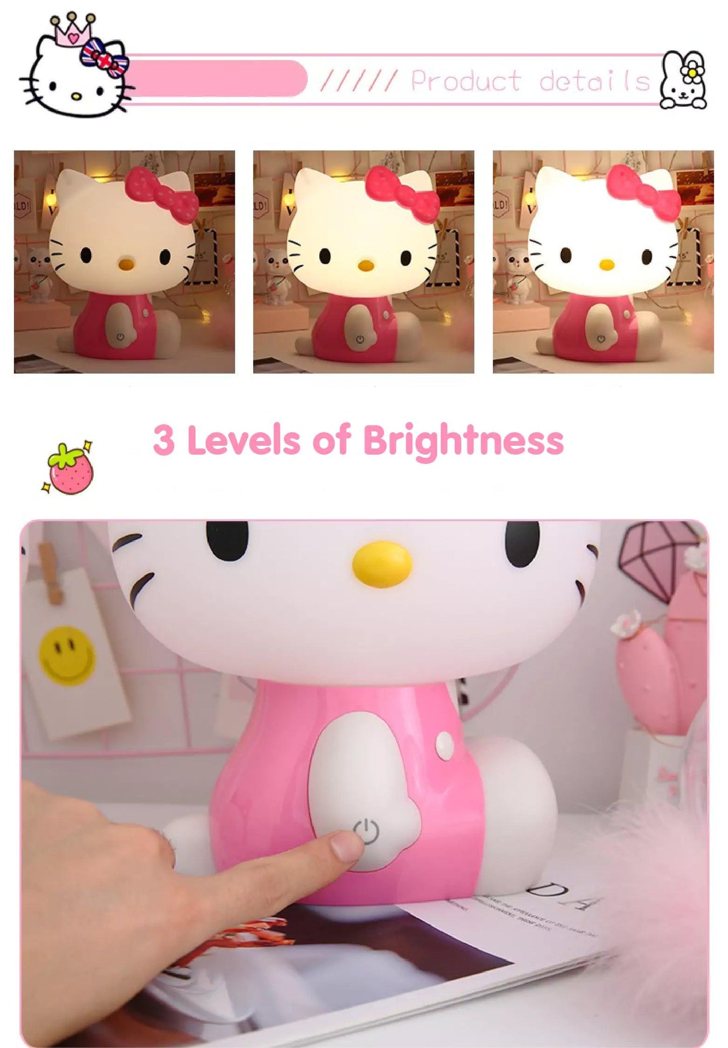 Hello Kitty Cute Lamp - In Kawaii Shop <span style="background-color:rgb(246,247,248);color:rgb(28,30,33);"> Hello Kitty Cute Lamp , night light , In Kawaii Shop , sanrio , www.inkawaiishop.com </span>