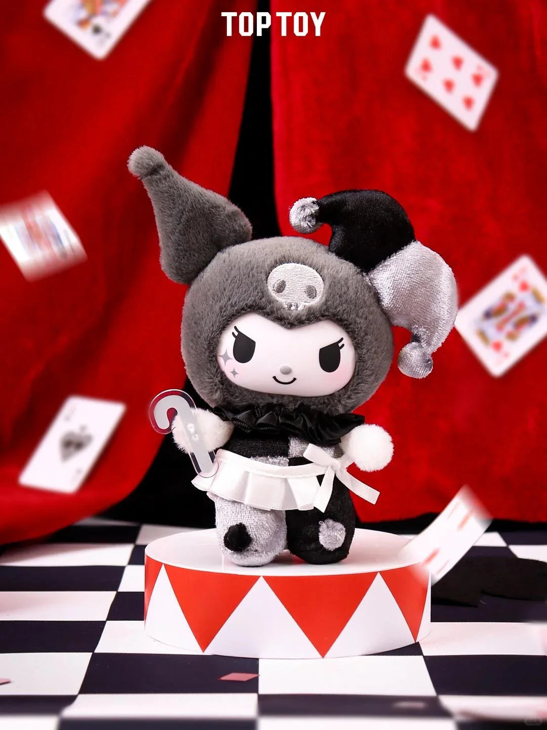 Kuromi Poker Kingdom Plush Doll Limited Edition Gothic Playing Card Blind Box