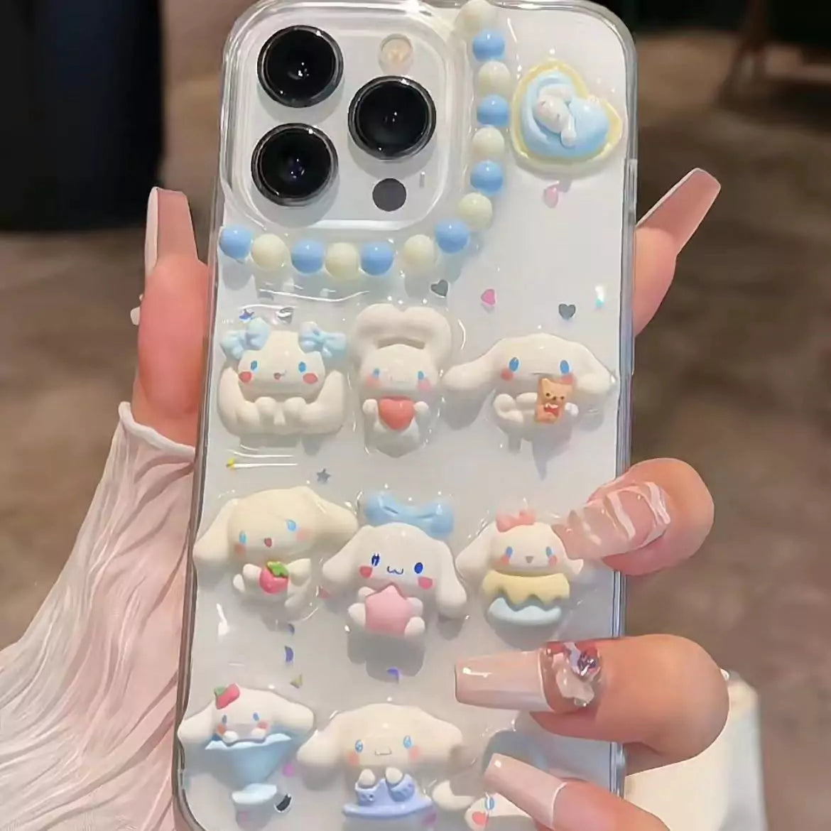 Cinnamoroll 3D Character Phone Case In Kawaii Shop