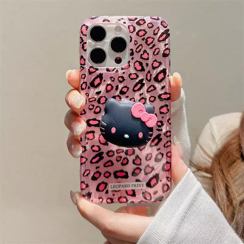 HelloKitty Leopard Phone Case and Pop Socket – In Kawaii Shop HelloKitty Leopard Phone Case and Pop Socket – In Kawaii Shop