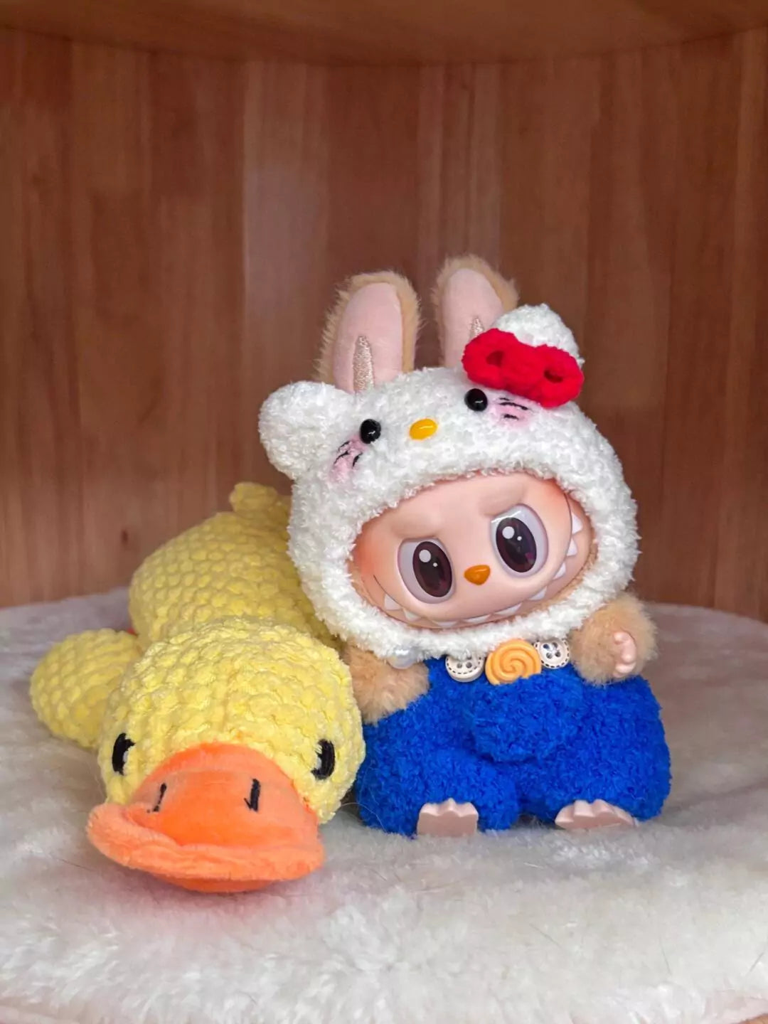 Hello Kitty Handmade Knitted Outfit for Labubu