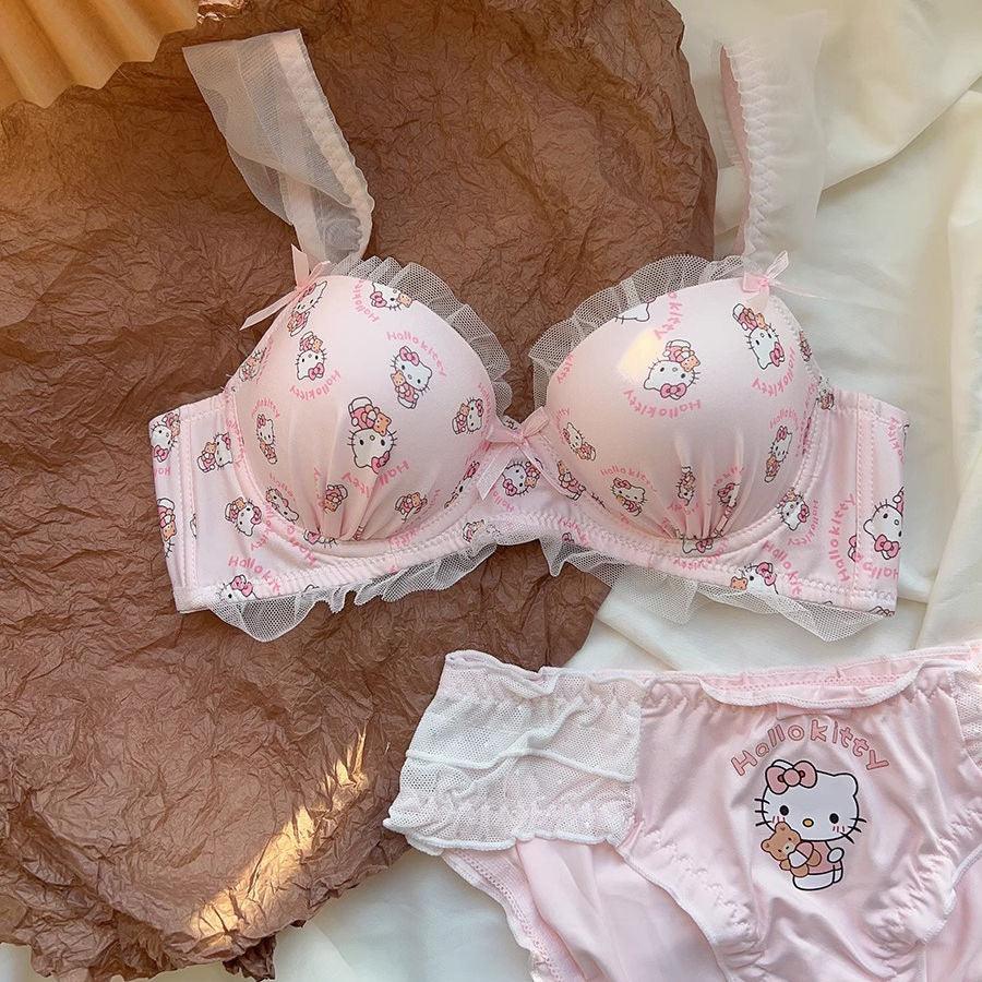 Hello Kitty Pink Lace Trim Lingerie Set – In Kawaii Shop