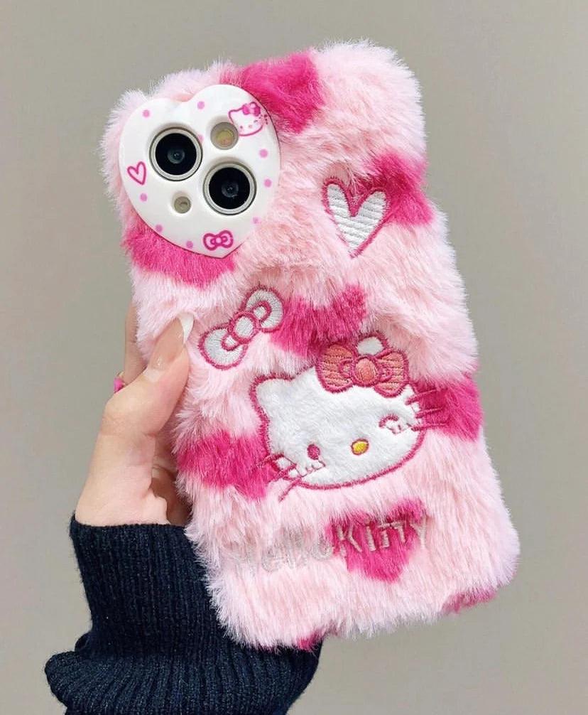 Hello Kitty Furry Phone Case – In Kawaii Shop