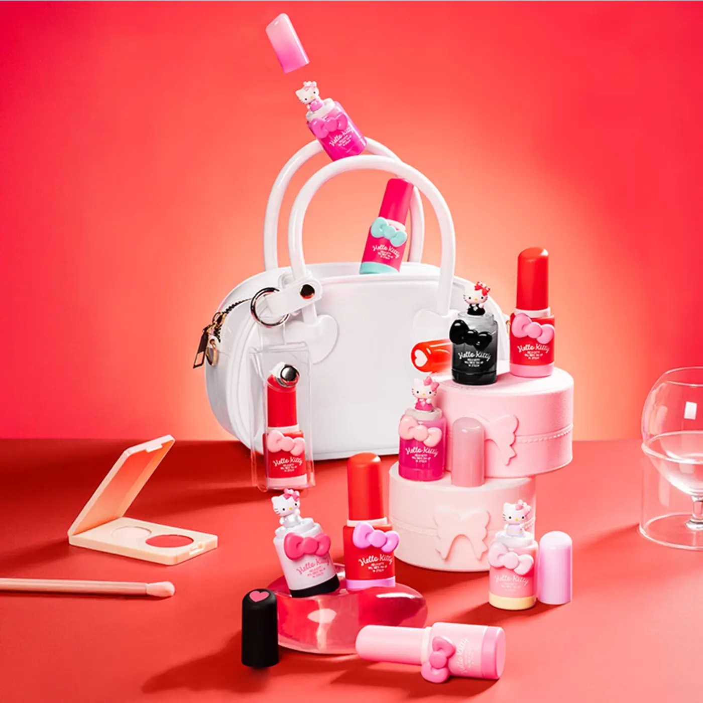 Hello Kitty Lipstick Cute Sanrio Makeup Collectible Set Blind Box