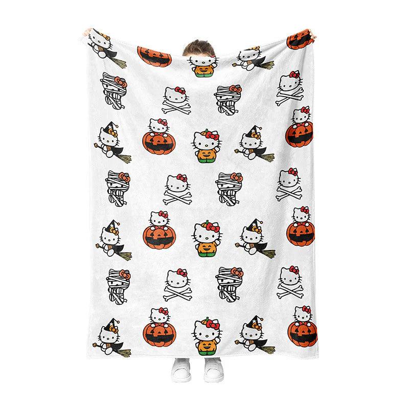 Hello Kitty Halloween Blanket - In Kawaii Shop <span style="background-color:rgb(246,247,248);color:rgb(28,30,33);"> Hello Kitty Halloween Blanket , Blanket , In Kawaii Shop , sanrio , www.inkawaiishop.com </span>
