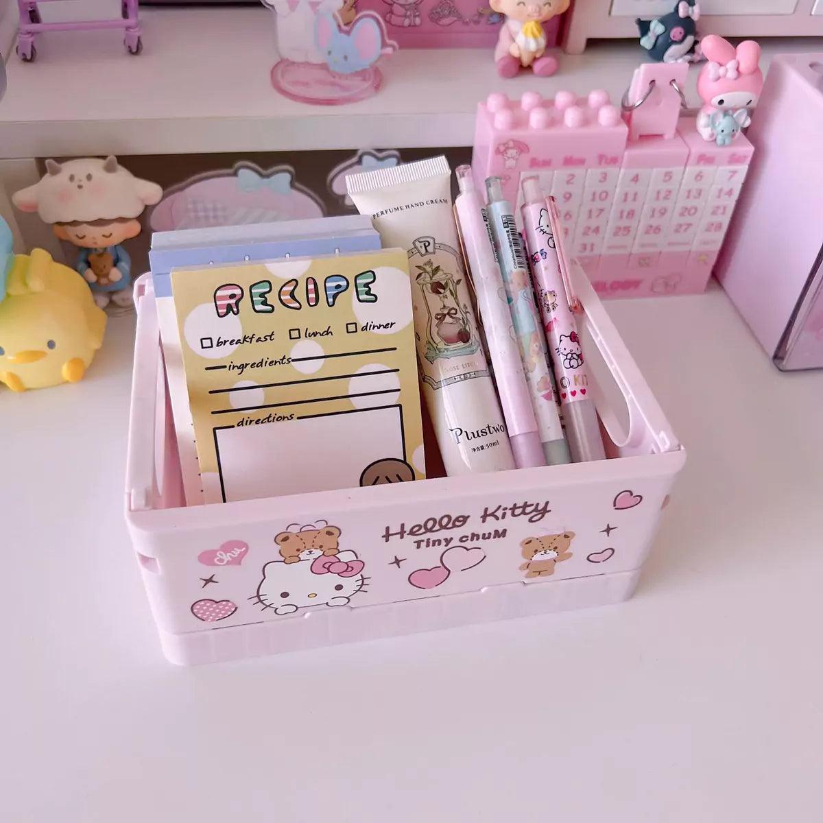 Sanrio Character Collapsible Organizer - In Kawaii Shop <span style="background-color:rgb(246,247,248);color:rgb(28,30,33);"> Sanrio Character Collapsible Organizer , Organizer , In Kawaii Shop , Desk Organizer, sanrio , www.inkawaiishop.com </span>