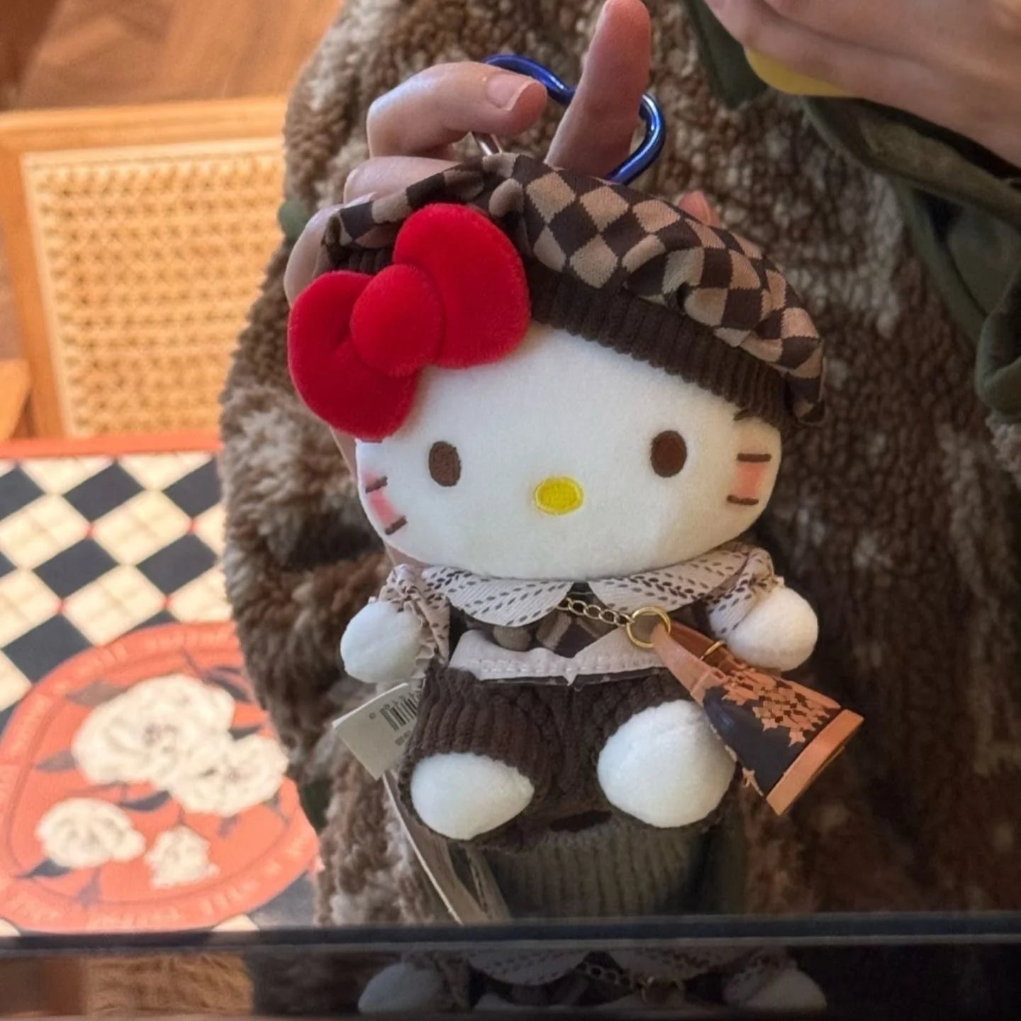 Hello Kitty Vintage Plushie Keychain