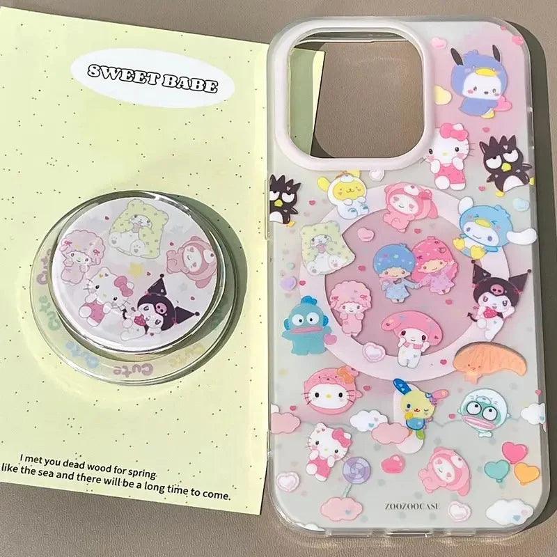 Sanrio Family Magnetic Phone Case with Stand - In Kawaii Shop <span style="background-color:rgb(246,247,248);color:rgb(28,30,33);"> Sanrio Family Magnetic Phone Case with Stand , PHONE CASE , In Kawaii Shop , sanrio , www.inkawaiishop.com </span>