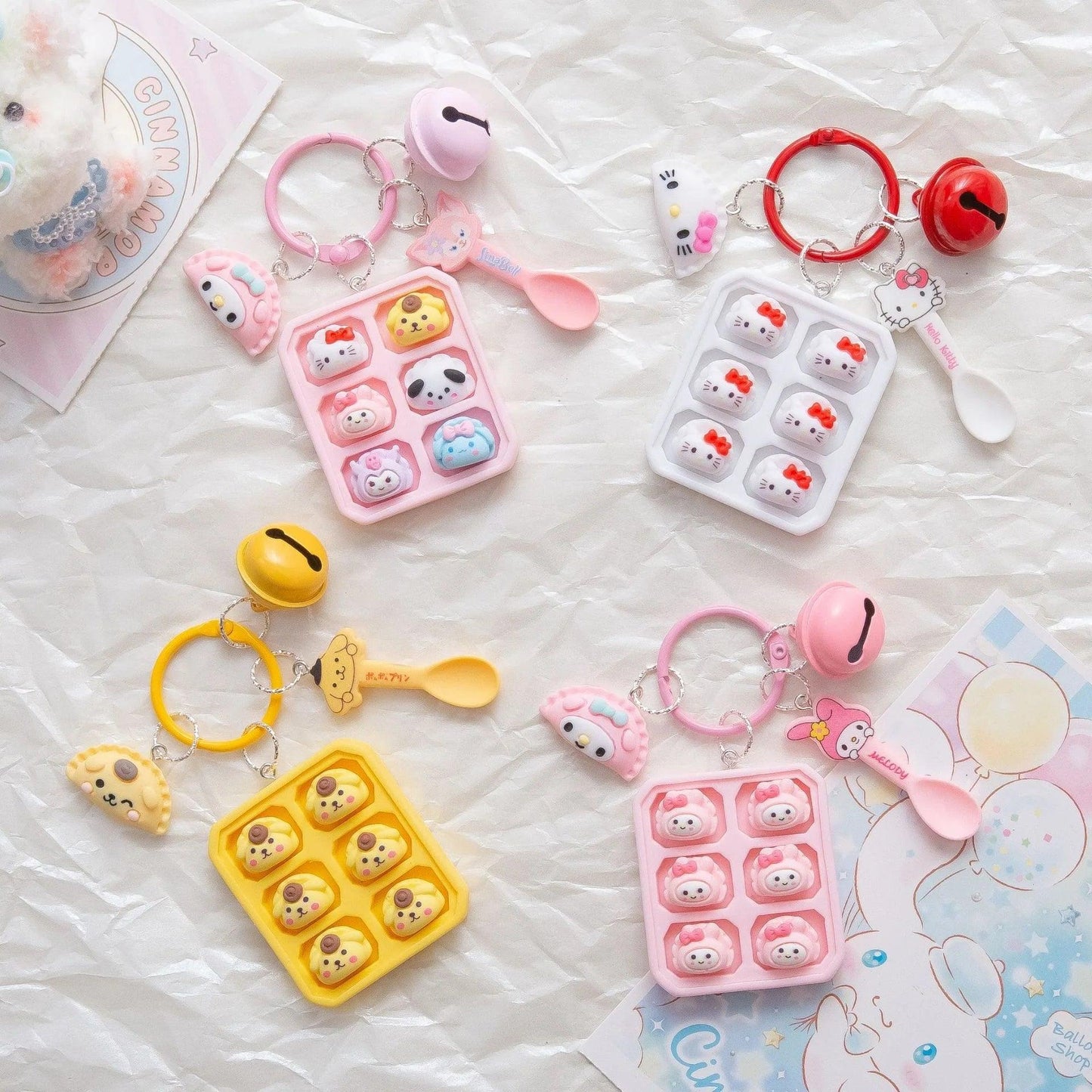 Sanrio Dumpling Keychain Pendant - In Kawaii Shop <span style="background-color:rgb(246,247,248);color:rgb(28,30,33);"> Sanrio Dumpling Keychain Pendant , Keychain , In Kawaii Shop , sanrio , www.inkawaiishop.com </span>