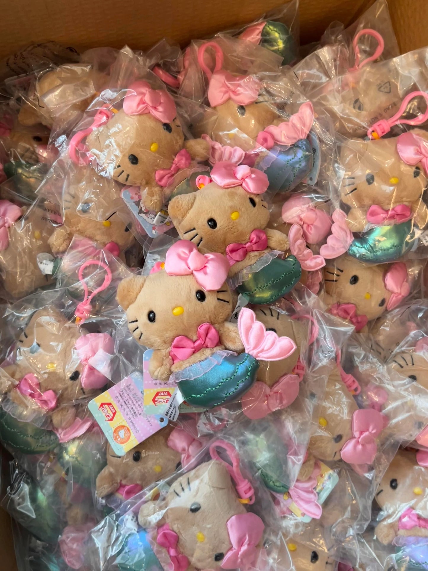 Hello Kitty Mermaid Plush Keychain