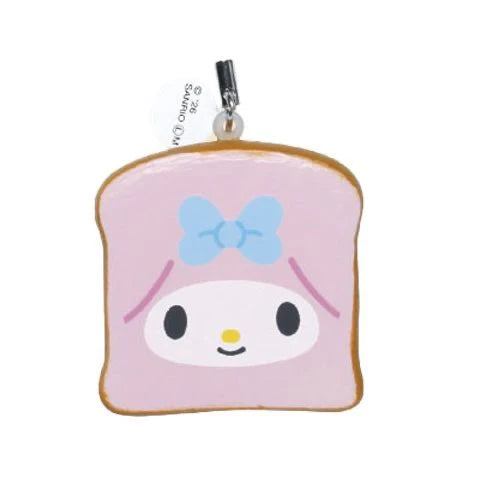 Sanrio Characters Toast Bread Plush Keychain Blind Box