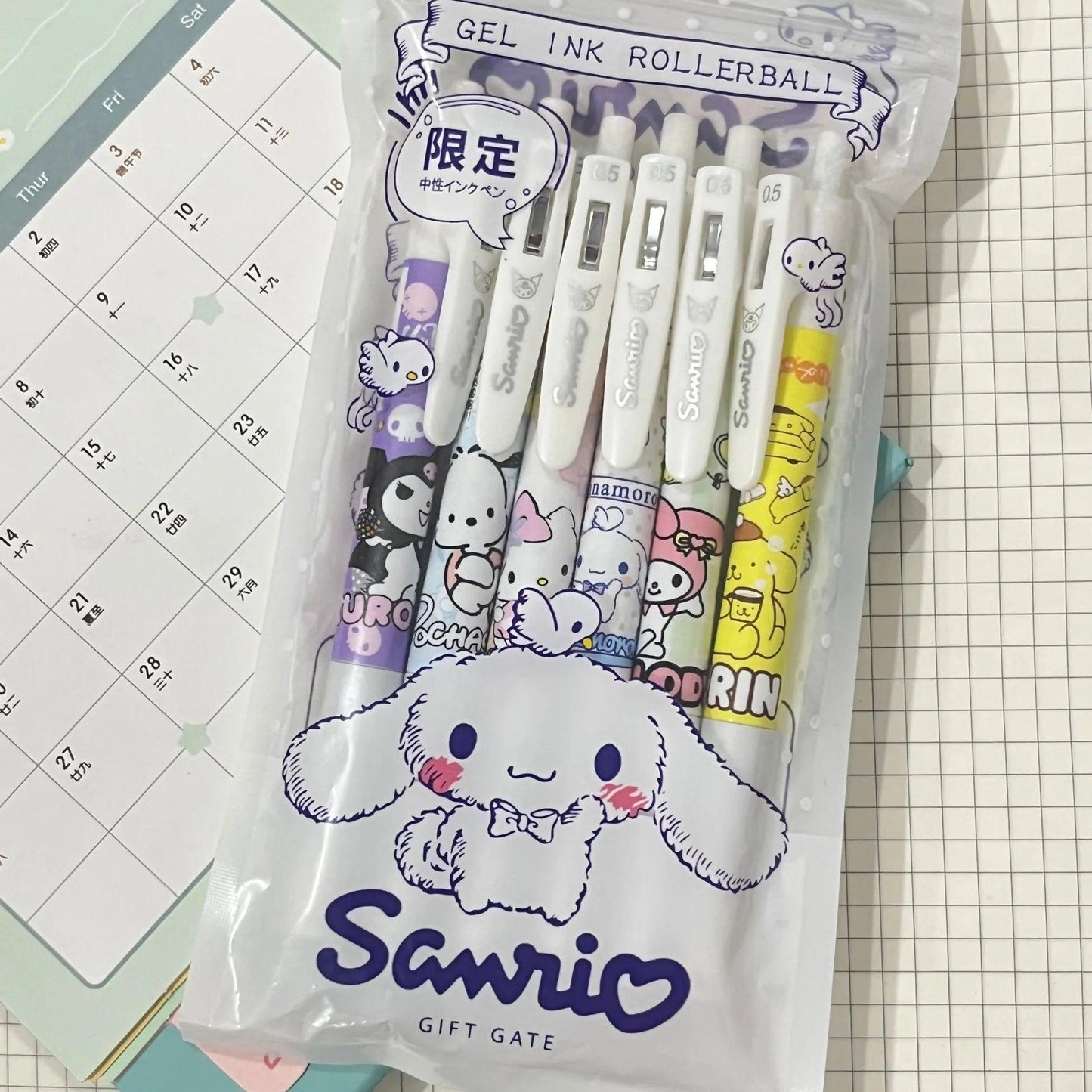 Sanrio Family Pen Pack (6 PCs) - In Kawaii Shop <span style="background-color:rgb(246,247,248);color:rgb(28,30,33);"> Sanrio Family Pen Pack (6 PCs) , Pen , sanrio , Pen, sanrio, stationary , www.inkawaiishop.com </span>