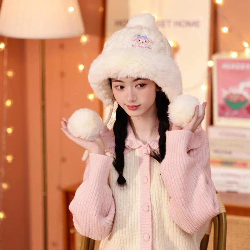 Sanrio Knitted Beanie with Pom Pom - In Kawaii Shop <span style="background-color:rgb(246,247,248);color:rgb(28,30,33);"> Sanrio Knitted Beanie with Pom Pom , hat , Sanrio Characters , sanrio , www.inkawaiishop.com </span>