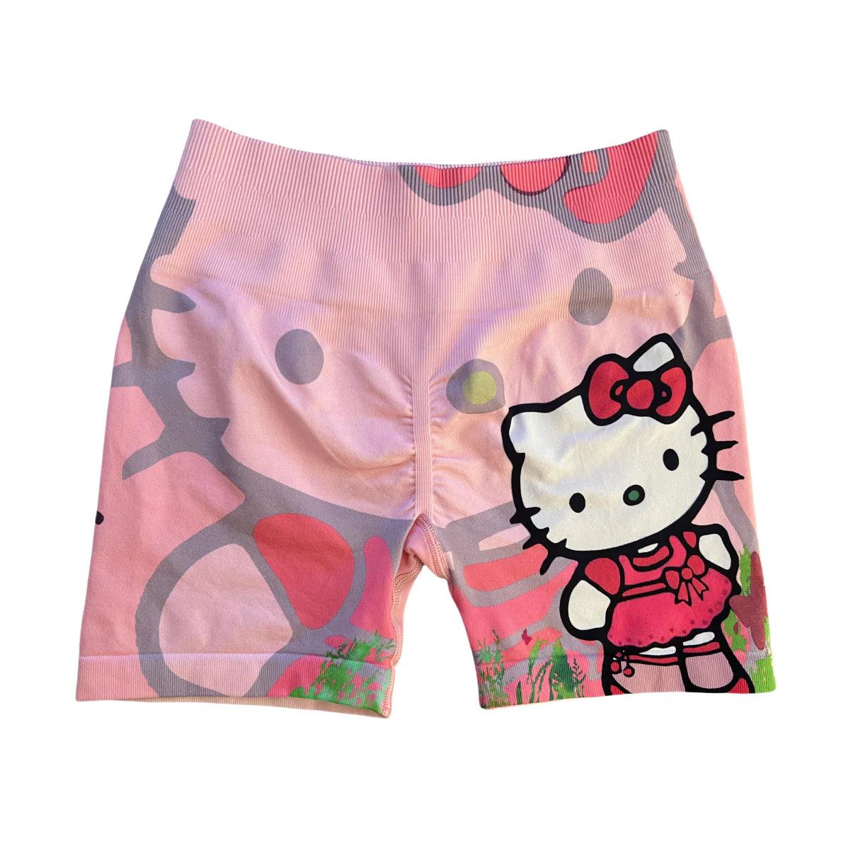Hello Kitty Cute Workout Shorts - In Kawaii Shop <span style="background-color:rgb(246,247,248);color:rgb(28,30,33);"> Hello Kitty Cute Workout Shorts , Shorts , In Kawaii Shop , sanrio, Y2K Style , www.inkawaiishop.com </span>