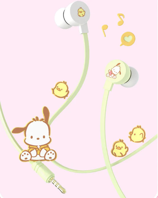 Sanrio Characters In-Ear Wired Headphones