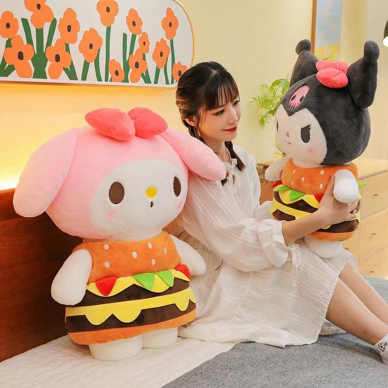 Kuromi /My Melody Burger Plush - In Kawaii Shop <span style="background-color:rgb(246,247,248);color:rgb(28,30,33);"> Kuromi /My Melody Burger Plush , Plush Toy , In Kawaii Shop , PLUSHY, sanrio , www.inkawaiishop.com </span>