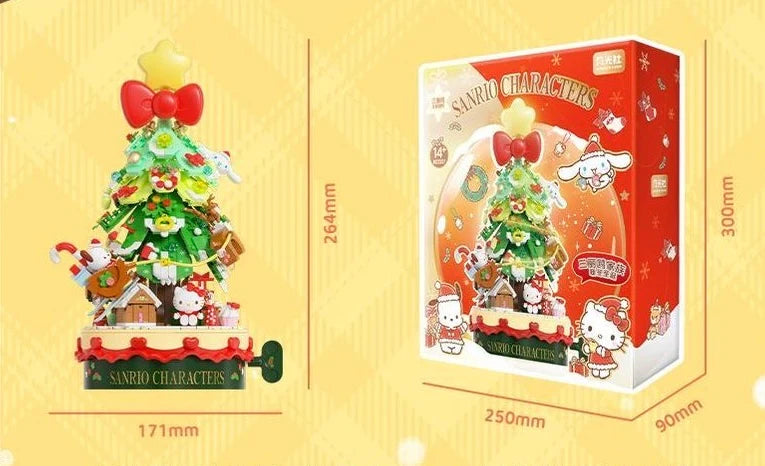 Sanrio Christmas Tree Building Set - Hello Kitty & Friends Edition