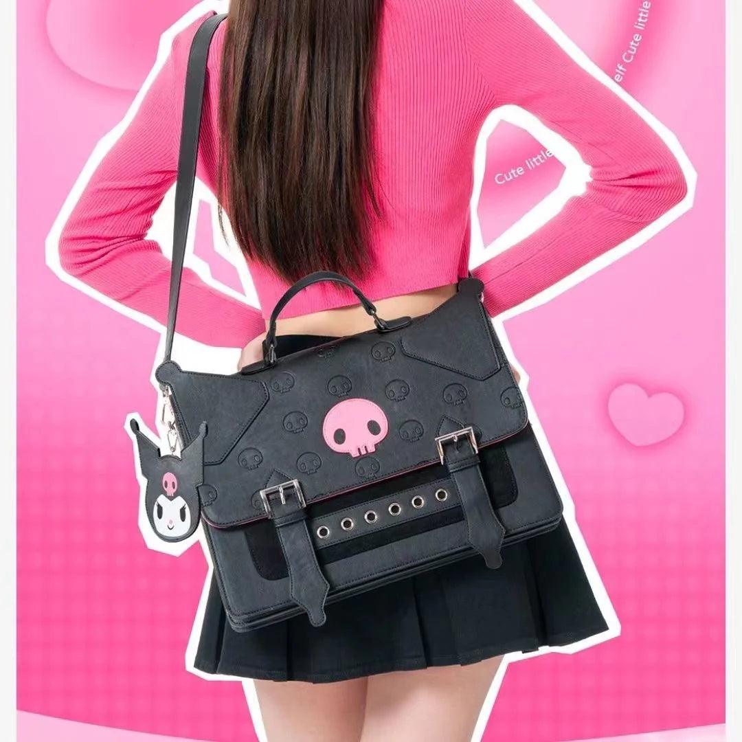 Kuromi Face Backpack - In Kawaii Shop <span style="background-color:rgb(246,247,248);color:rgb(28,30,33);"> Kuromi Face Backpack , Shoulder Bag , In Kawaii Shop , sanrio , www.inkawaiishop.com </span>
