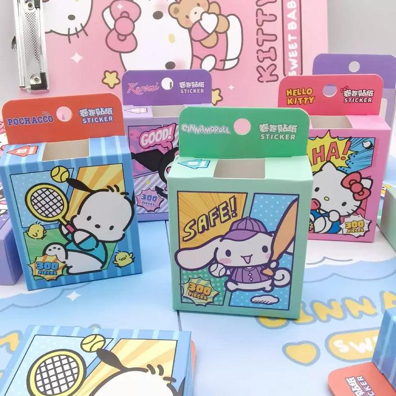 Sanrio Sticker Roll (300 pcs) - In Kawaii Shop <span style="background-color:rgb(246,247,248);color:rgb(28,30,33);"> Sanrio Sticker Roll (300 pcs) , Stickers and Tapes , Ledai , sanrio, stationary , www.inkawaiishop.com </span>