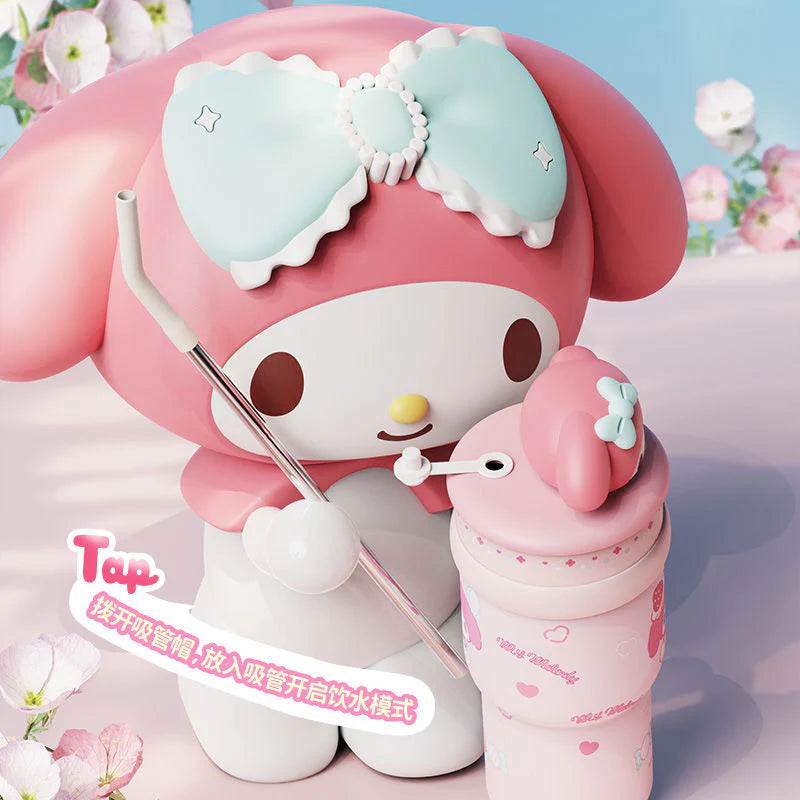 Sanrio 700ml Jumbo Joy Tumbler with Handle Stainless Steel Insulated Cup