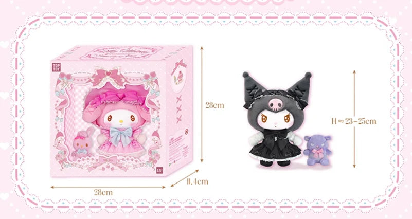 Kuromi & My Melody Fairy Tale Vinyl Face Plush Dolls