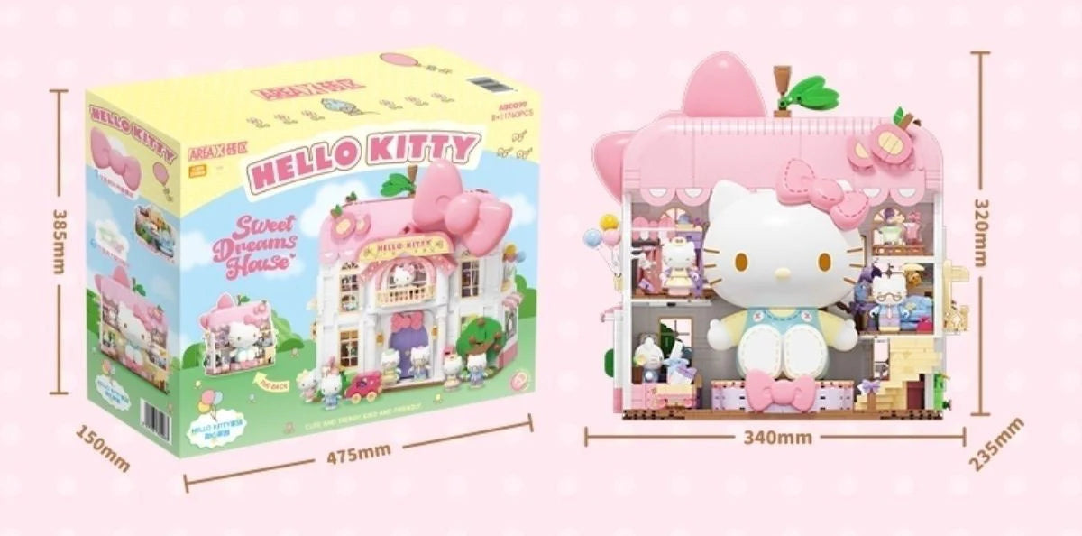 Hello Kitty Sweet Family Manor Building Blocks