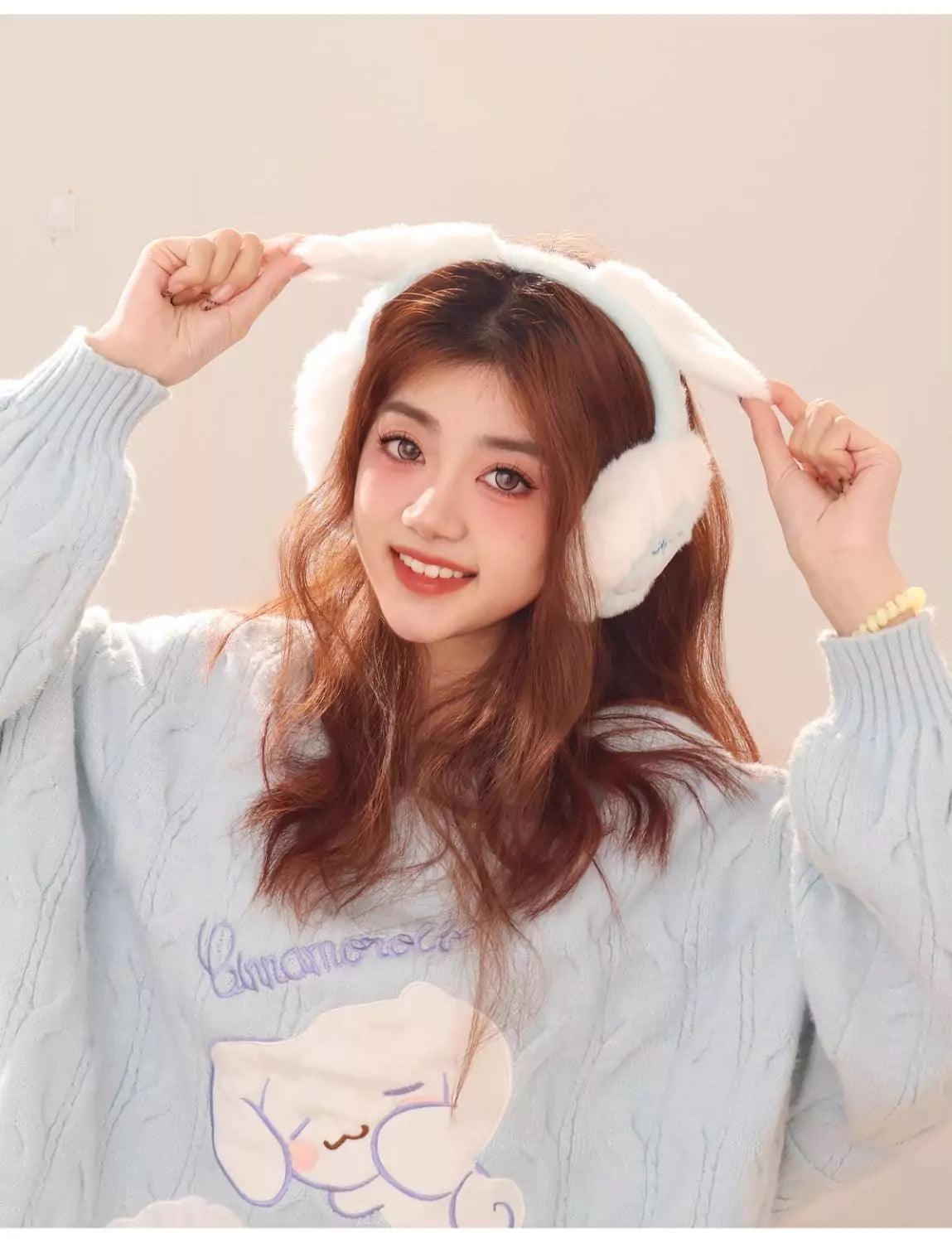 Sanrio Foldable Fluffy Winter Ear Muffs - In Kawaii Shop <span style="background-color:rgb(246,247,248);color:rgb(28,30,33);"> Sanrio Foldable Fluffy Winter Ear Muffs , Earmuff , Alifish x Sanrio , sanrio , www.inkawaiishop.com </span>