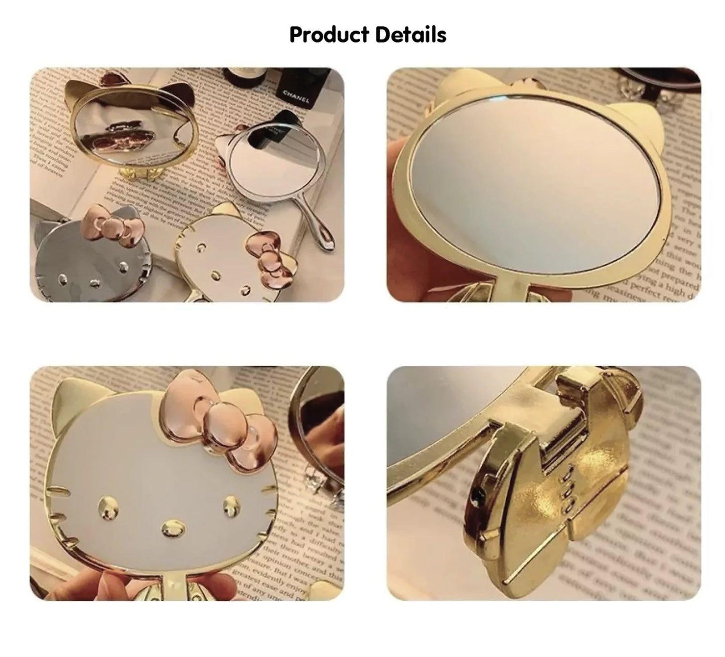 HelloKitty Charm Makeup Folding Mirror - In Kawaii Shop <span style="background-color:rgb(246,247,248);color:rgb(28,30,33);"> HelloKitty Charm Makeup Folding Mirror , Mirror , In Kawaii Shop , sanrio , www.inkawaiishop.com </span>
