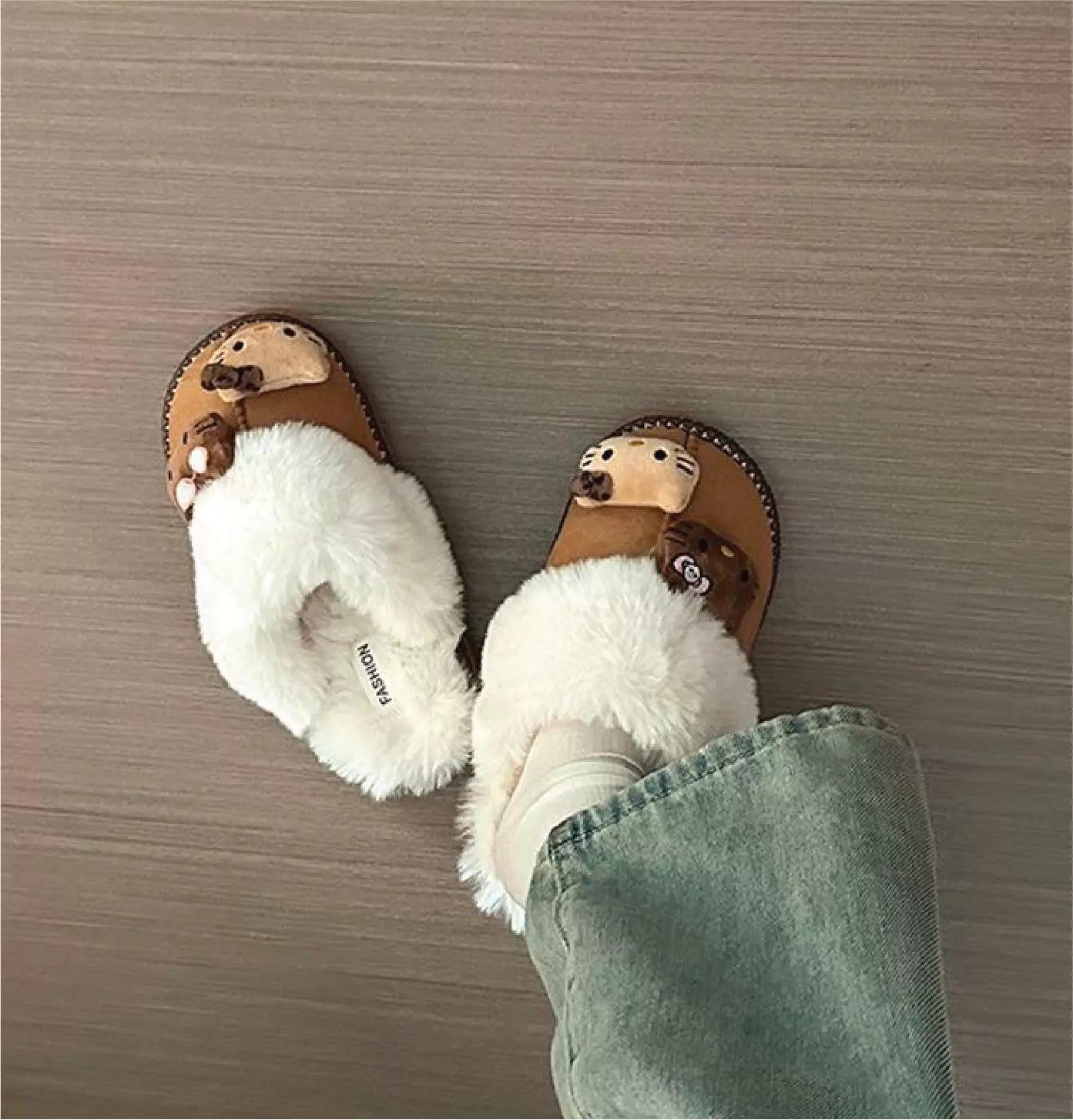 HelloKitty Fuzzy Fairy Slippers - In Kawaii Shop <span style="background-color:rgb(246,247,248);color:rgb(28,30,33);"> HelloKitty Fuzzy Fairy Slippers , Slippers , In Kawaii Shop , sanrio , www.inkawaiishop.com </span>