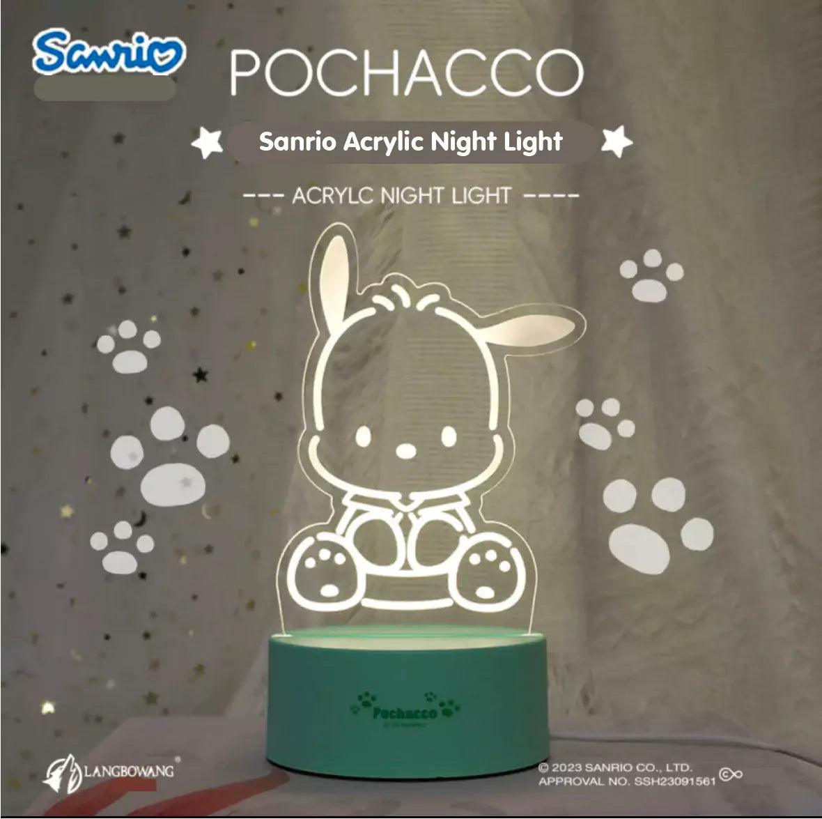 Sanrio Acrylic Night Light - In Kawaii Shop <span style="background-color:rgb(246,247,248);color:rgb(28,30,33);"> Sanrio Acrylic Night Light , night light , Alifish x Sanrio , sanrio , www.inkawaiishop.com </span>