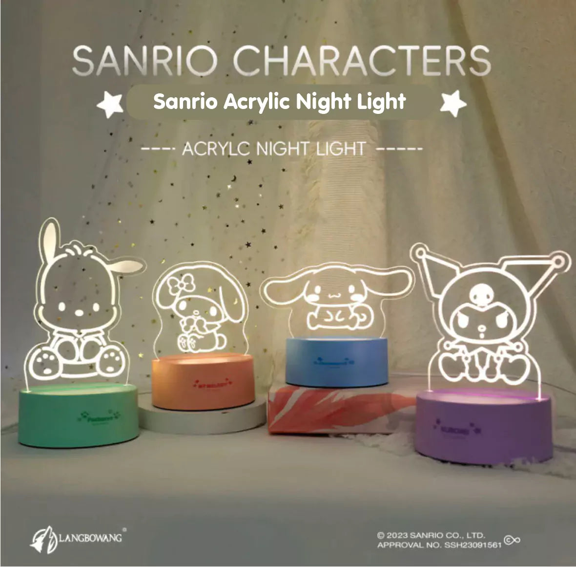Sanrio Character Desk Light