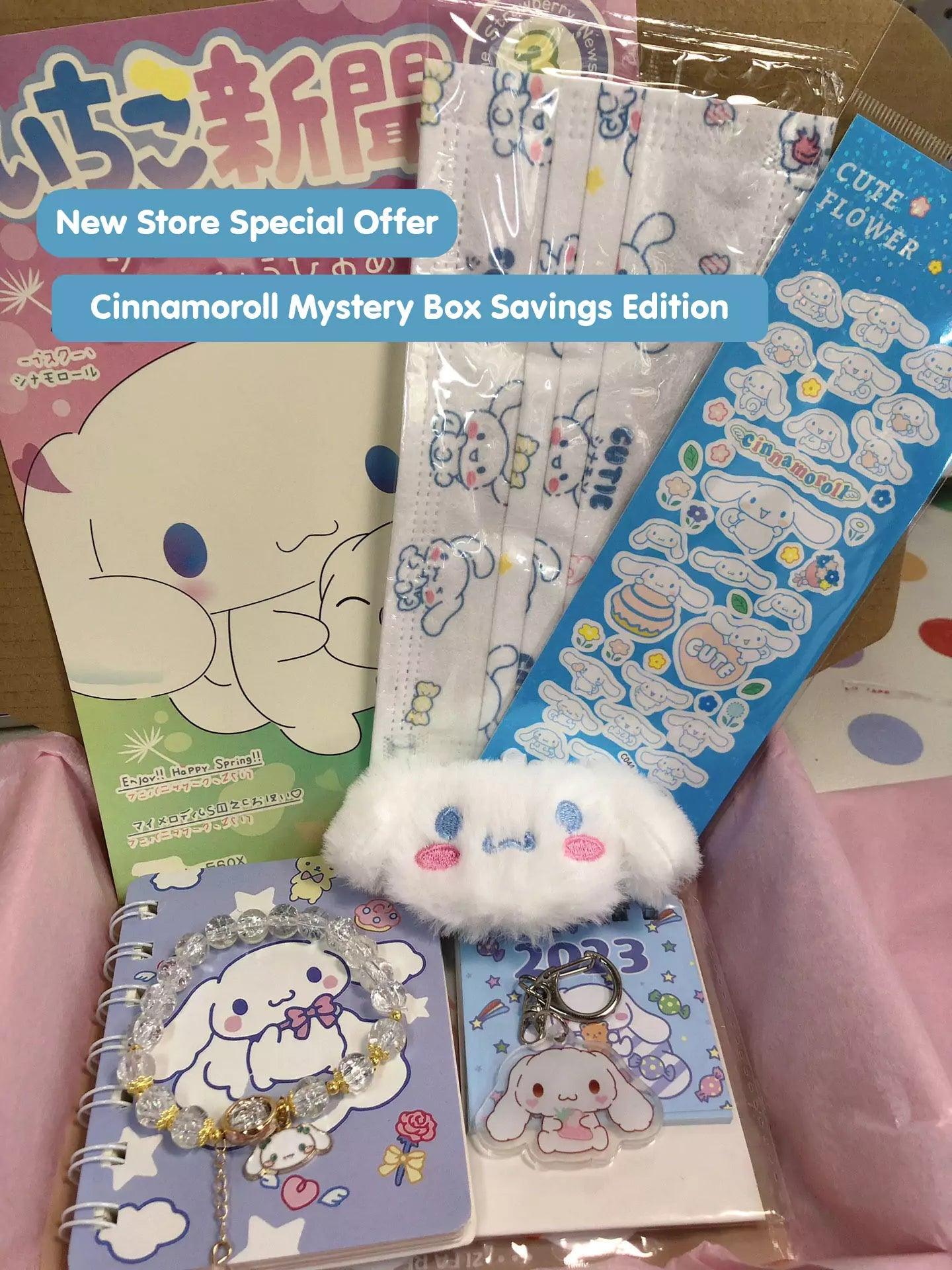 Cinnamoroll Mystery Gift Box - In Kawaii Shop <span style="background-color:rgb(246,247,248);color:rgb(28,30,33);"> Cinnamoroll Mystery Gift Box , Mystery Box , InKawaiiShop , PLUSHY, sanrio , www.inkawaiishop.com </span>