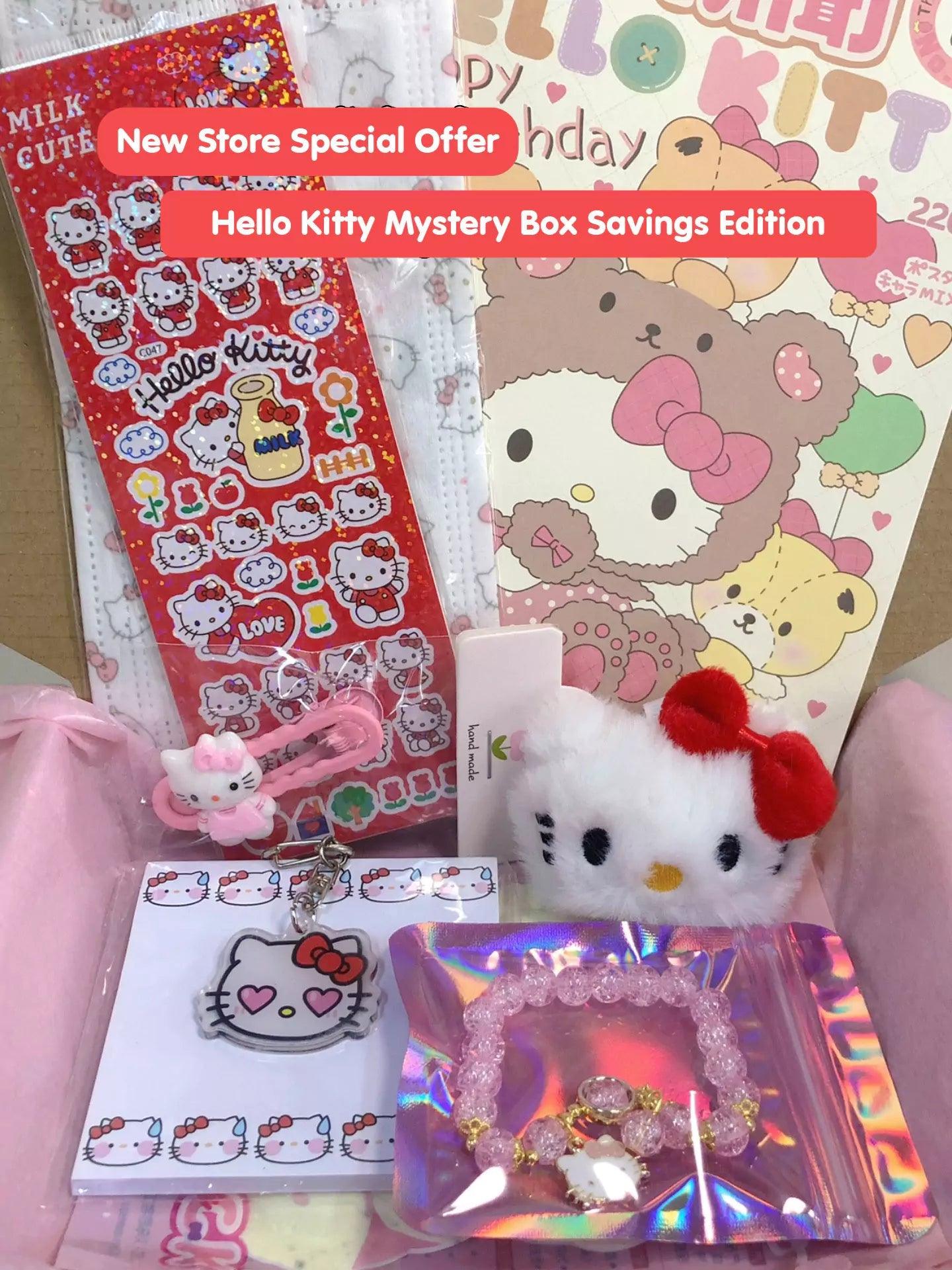 Hello Kitty Mystery Gift Box - In Kawaii Shop <span style="background-color:rgb(246,247,248);color:rgb(28,30,33);"> Hello Kitty Mystery Gift Box , Mystery Box , InKawaiiShop , PLUSHY, sanrio , www.inkawaiishop.com </span>