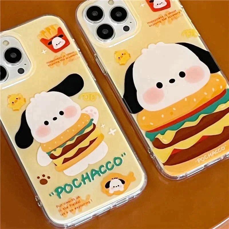 Pochacco Burger Phone Case – In Kawaii Shop Pochacco Burger Phone Case – In Kawaii Shop