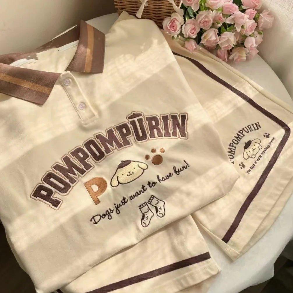 Pompompurin Polo Set - In Kawaii Shop <span style="background-color:rgb(246,247,248);color:rgb(28,30,33);"> Pompompurin Polo Set , Polo Set , In Kawaii Shop , sanrio , www.inkawaiishop.com </span>