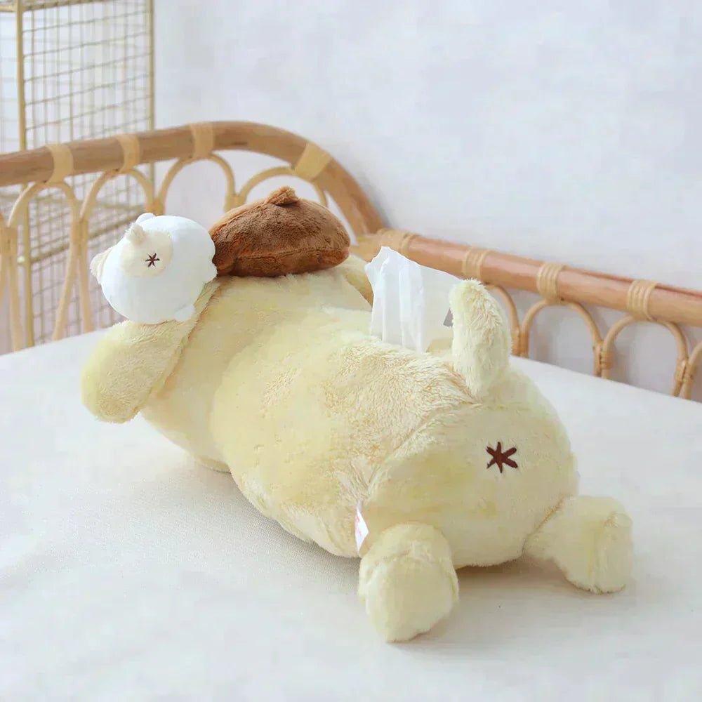 Pompompurin Tissue Holder Plush - In Kawaii Shop <span style="background-color:rgb(246,247,248);color:rgb(28,30,33);"> Pompompurin Tissue Holder Plush , , InKawaiiShop , PLUSHY, sanrio , www.inkawaiishop.com </span>