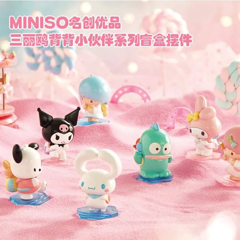 MINISO Sanrio Characters Back-to-back Company Series Blind Box Mystery  Figures