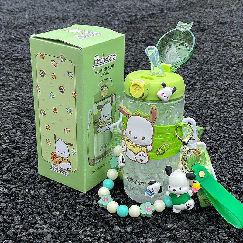 Sanrio Character Water Bottle - In Kawaii Shop <span style="background-color:rgb(246,247,248);color:rgb(28,30,33);"> Sanrio Character Water Bottle , , miniso , Cinnamoroll, Kuromi, My Melody, Pochacco, Pompompurin, sanrio , www.inkawaiishop.com </span>