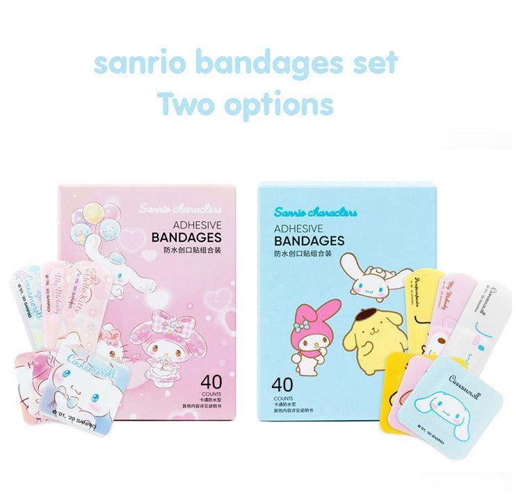 Sanrio Dreamy Waterproof Breathable Adhesive Bandages - Pack of 40 pieces - In Kawaii Shop <span style="background-color:rgb(246,247,248);color:rgb(28,30,33);"> Sanrio Dreamy Waterproof Breathable Adhesive Bandages - Pack of 40 pieces , , miniso , Cinnamoroll, Hello Kitty, My Melody, Pompompurin, sanrio , www.inkawaiishop.com </span>