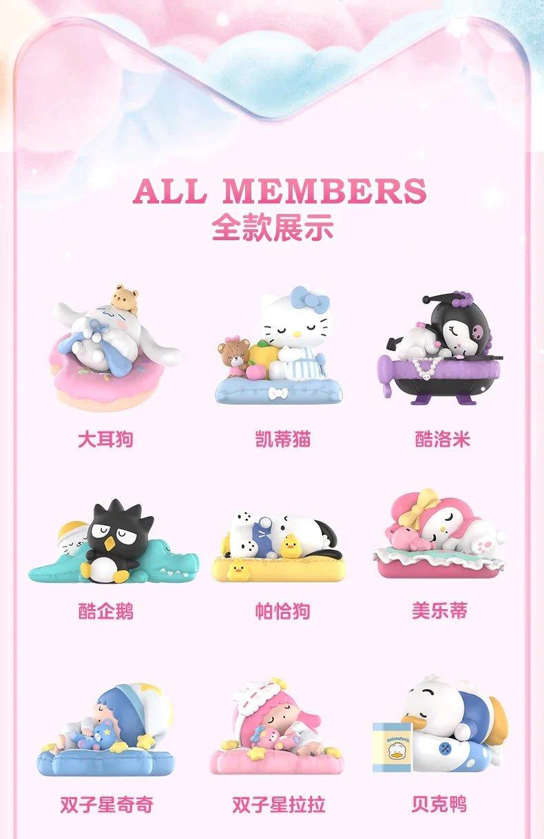 Sanrio Fall Asleep Blind Box - In Kawaii Shop <span style="background-color:rgb(246,247,248);color:rgb(28,30,33);"> Sanrio Fall Asleep Blind Box , blind box , pop mart , Cinnamoroll, Hello Kitty, Kuromi, My Melody, Pekkle, Pochacco, Pompompurin, sanrio, Twin Stars , www.inkawaiishop.com </span>