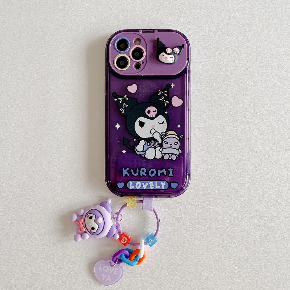Sanrio Phone Case with Mirror & Dangle Charm - In Kawaii Shop <span style="background-color:rgb(246,247,248);color:rgb(28,30,33);"> Sanrio Phone Case with Mirror & Dangle Charm , PHONE CASE , InKawaiiShop , sanrio , www.inkawaiishop.com </span>