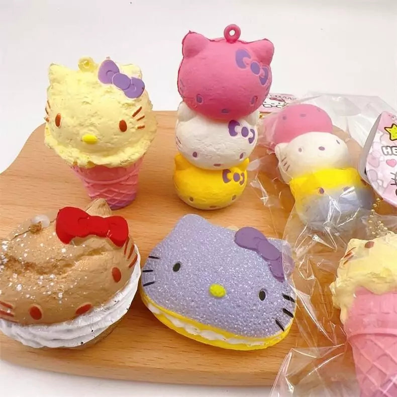 Hello kitty best sale burger squishy