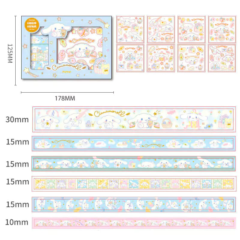 Sanrio Washi Tapes & Stickers Gift Set – In Kawaii Shop