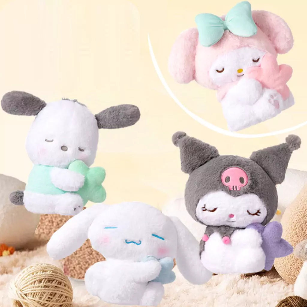 Sleeping Sanrio Cinnamoroll Plush Toys - Kawaii Fashion Shop