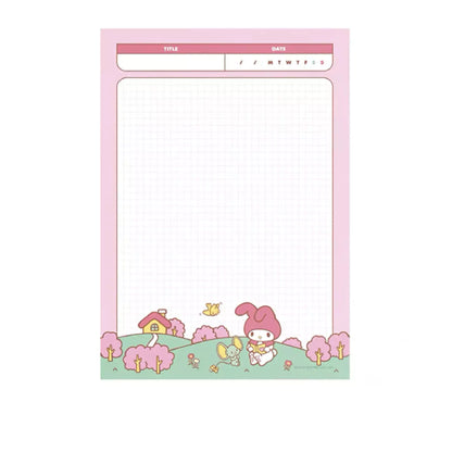 Sanrio Memo Pad Notebook