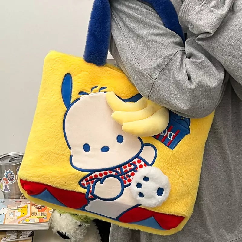 Pochacco Limited Edition Plush Tote Bag