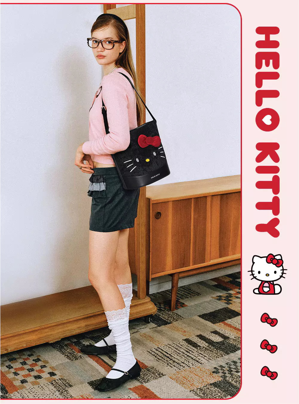 HelloKitty Dark Charm Tote Bag