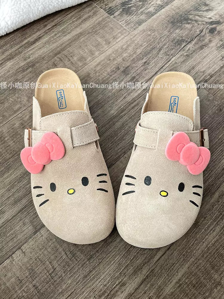 Sanrio Characters Suede Soft Footbed Clogs